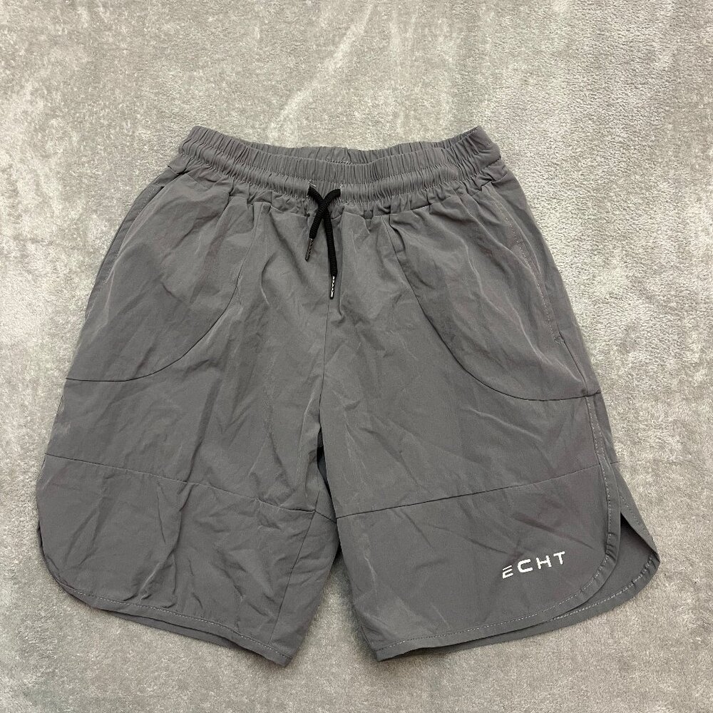 Echt Shorts Mens Size Large Gray Fitness TRaining Gym Short